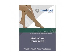 Imagen del producto Medilast Media corta cn puntera beig tl